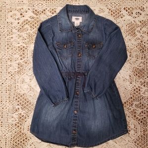 4T Girls. Jean, Long-Sleeve Dress